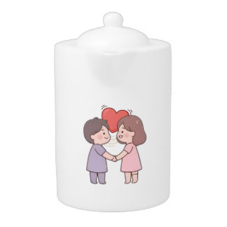 cute girls teapot