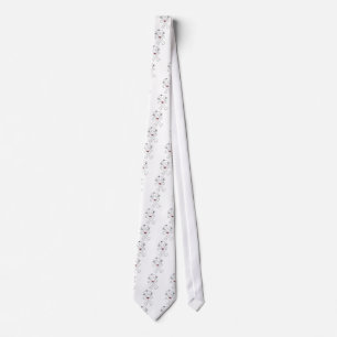Cute Girly Alien Skull Crossbones Tie