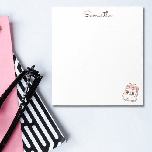 Cute Girly Back To School Notepad