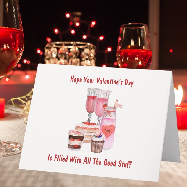 Cute Girly Best Friend Valentine's Day Card (Creator Uploaded)