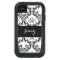 Cute Girly Black Damask Pattern