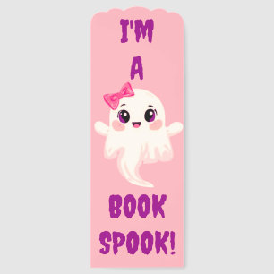 Cute girly Boo! Ghost Bookmarks