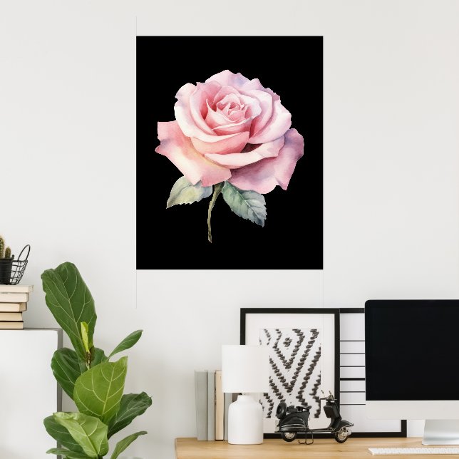 Cute Girly Bow Wall  Poster (Home Office)