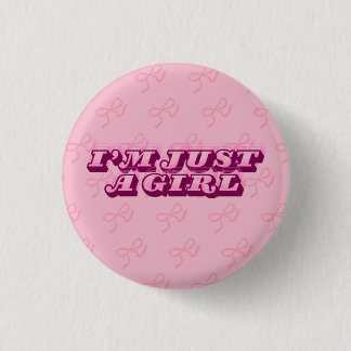 cute girly button