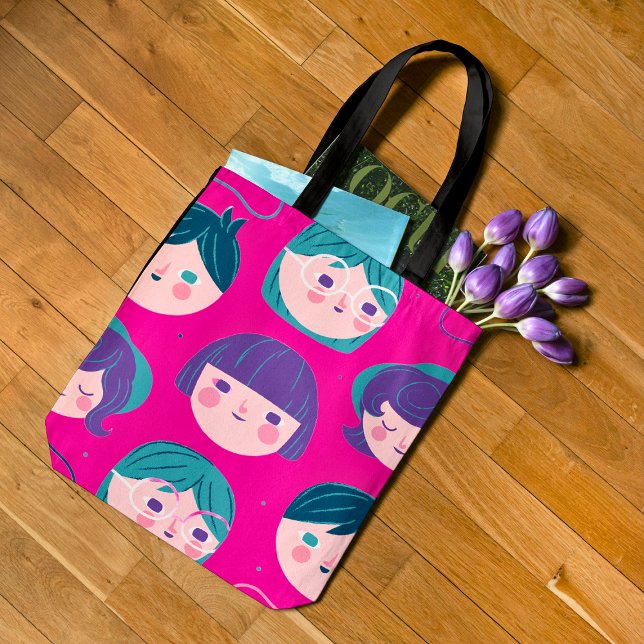 Cute girly Christmas tote bag (Creator Uploaded)