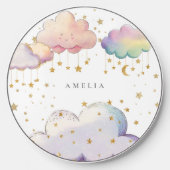 Cute Girly Cloud Star Wireless Charger (Front)
