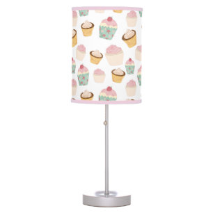Cute Girly Cupcake pattern Table Lamp