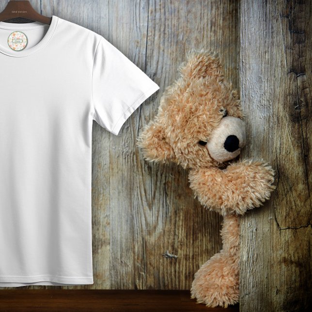 Cute girly flower pattern yellow kids  Labels (Creator Uploaded)