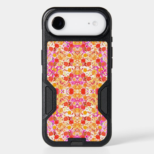 Cute girly flowers pattern otterbox iPhone case (Back)