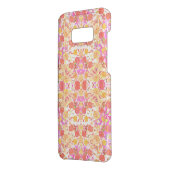 Cute girly flowers pattern uncommon samsung galaxy case (Back/Left)
