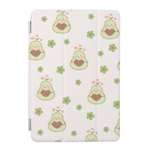 Cute Girly Kawaii Avocado Funny iPad Cover