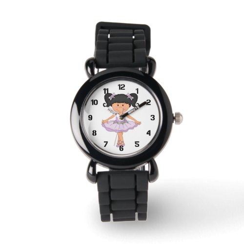 Cute Girly Kids Ballerina Watch