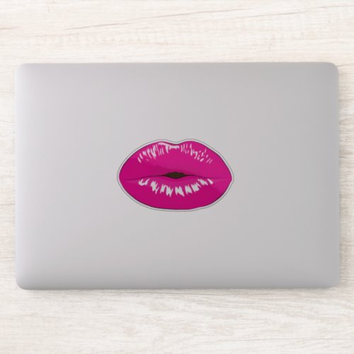 Cute Girly  Lips Kiss Sticker