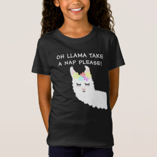 Cute Girly Llama Quote T-Shirt