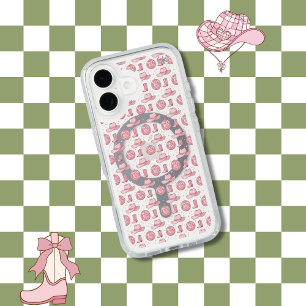 Cute Girly Pink Cowgirl Clear Speck iPhone 16 Case