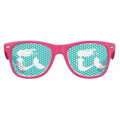 Cute girly pink mermaid Birthday party shades