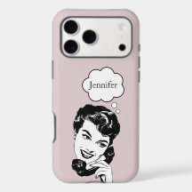 Cute Girly Retro Vintage Phone iPhone / iPad case