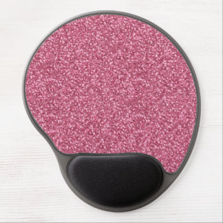 Cute girly trendy fashionable bubble gum pink gel mouse pad