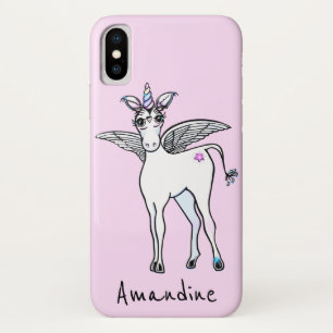 Cute girly Unicorn magic iPhone X Case