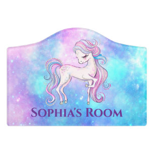 Cute girly Unicorn Room Sign
