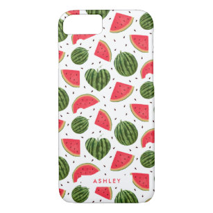 Cute Girly Watermelon Heart Pattern iPhone 8/7 Case