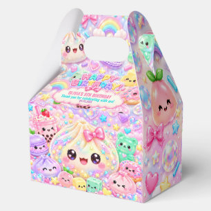 Cute Glitter Dumpling Bao Squishy Party Birthday Favor Boxes