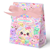 Cute Glitter Dumpling Bao Squishy Party Birthday Favor Boxes