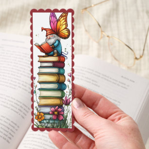 Cute Gnome/Books/Butterflies Bookmarks