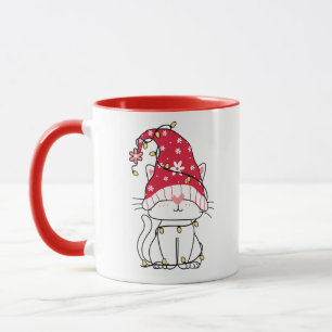 Cute Gnome Cat Mug