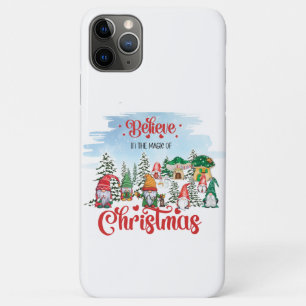 Cute Gnome Celebrating Christmas Holiday iPhone 11 Pro Max Case