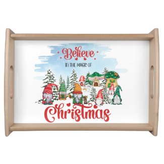 Cute Gnome Celebrating Christmas Holiday