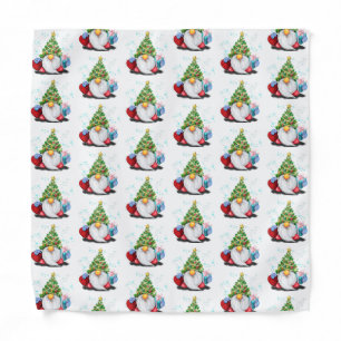 Cute Gnome Christmas Bandana