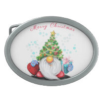 Cute Gnome Christmas Belt Buckle