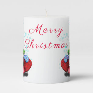Cute Gnome Christmas Candle