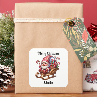 Cute gnome Christmas holiday Sticker