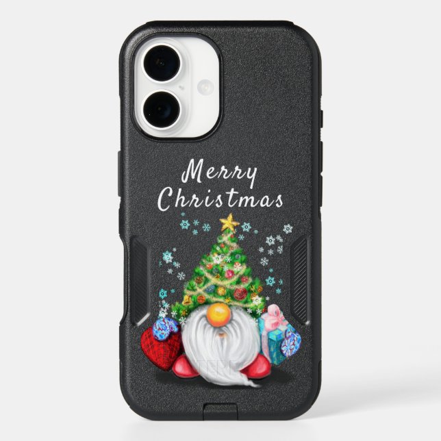 Cute Gnome Christmas iPhone Case (Back)