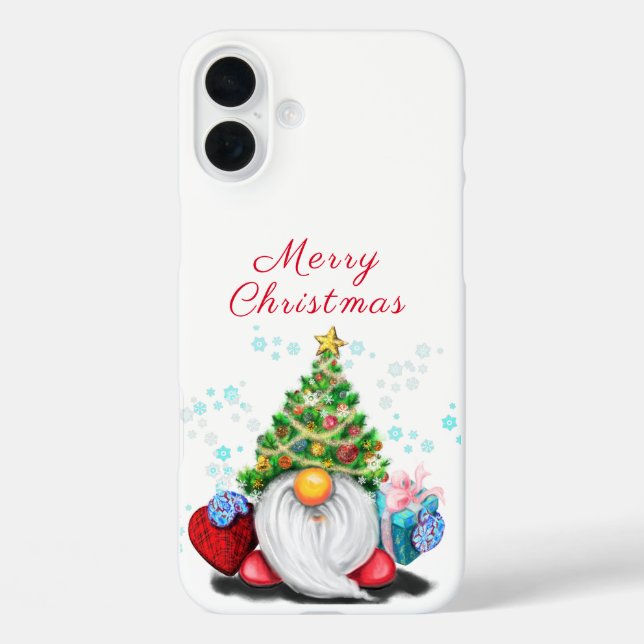 Cute Gnome Christmas iPhone Case (Back)