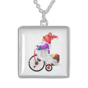 Cute Gnome Christmas Necklace