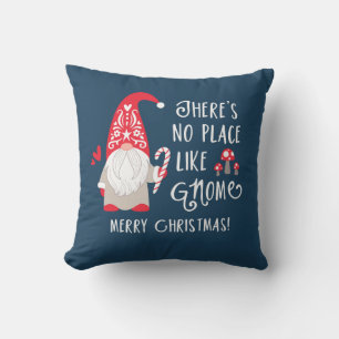 Cute Gnome Christmas Throw Pillow