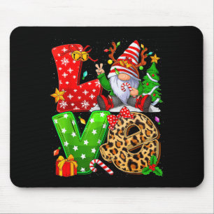 Cute Gnome Family Christmas For Women Men - Love G Mouse Pad