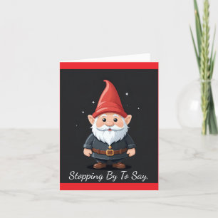 Cute Gnome Holiday Card