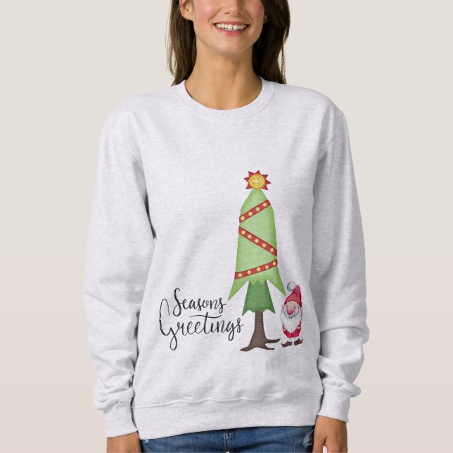 Cute Gnome Holiday Sweatshirt (Front)