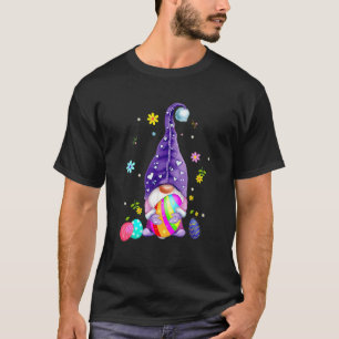 Cute Gnome Hugs Bunny Happy Easter Egg Hunting Gno T-Shirt