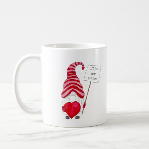 Cute Gnome Love Valentine Coffee Mug