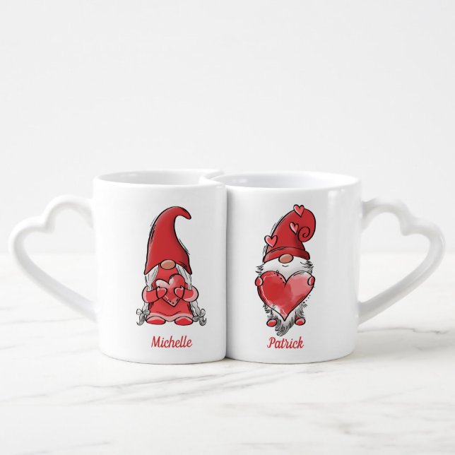Cute Gnome Lovers Names Mug (Back Nesting)