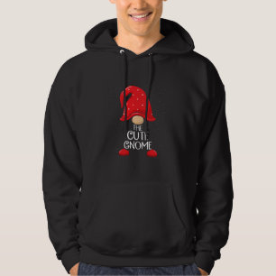 Cute Gnome Matching Family Group Christmas Party P Hoodie