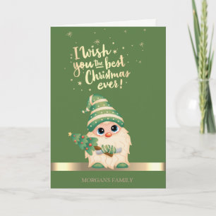 Cute Gnome Pine Tree Holiday