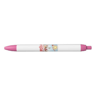 Cute Gnome, Snowman Celebrating Christmas Holiday Pen