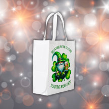 Cute Gnome St Patrick's Day with Beer |