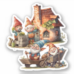 Cute Gnome Sticker